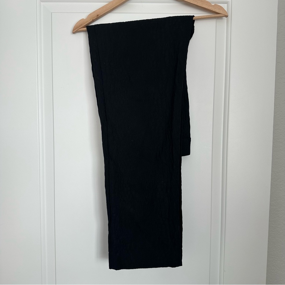 Chico's Textured Elegant Black Crop Pants